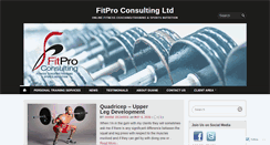Desktop Screenshot of fitpro-consulting.com